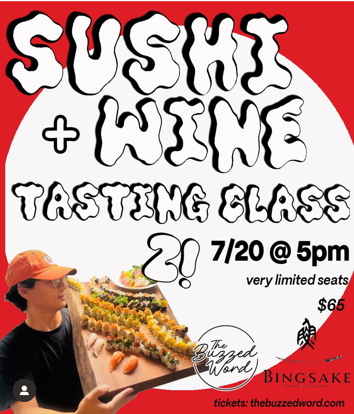 Buzzed Word X Bingsake Pop Up Dinner