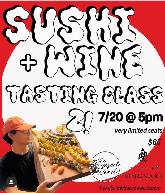 Buzzed Word X Bingsake Pop Up Dinner